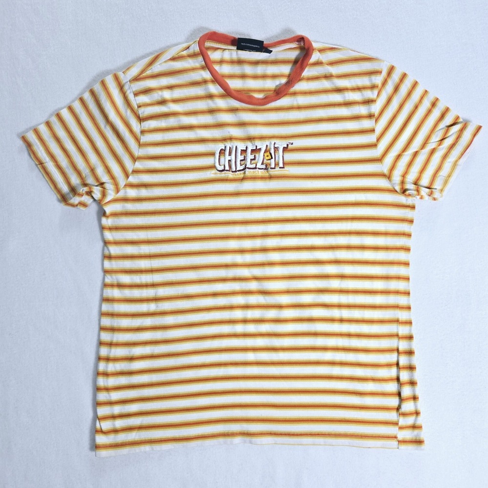Kellogg's T-Shirt Shirt Size Large Yellow Womens/Mens Short Sleeve Tee Embroider